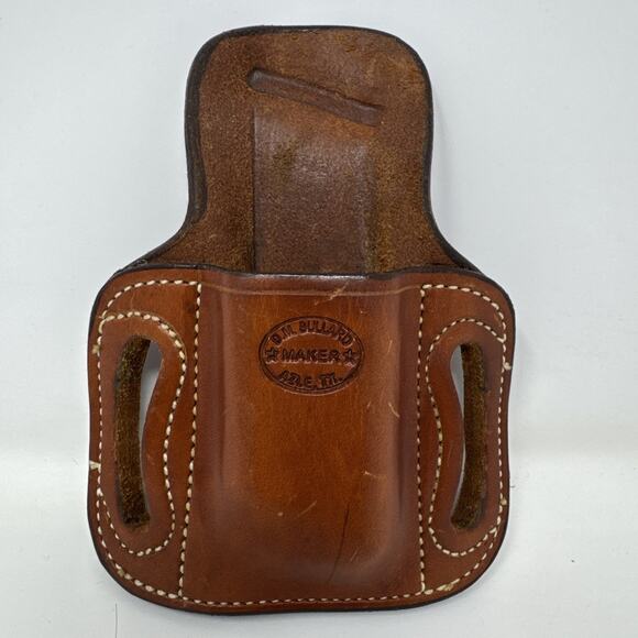 DM Bullard Maker Brown Leather‎ Custom Holster For GLOCK 17/22/31 OWB